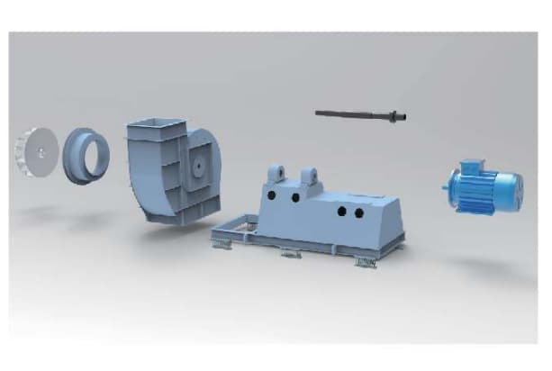 تطبيق البرمجيات والأدوات في تصميم مروحة الدرجة النووية